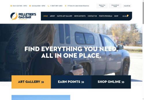 pelletiersgasbar.com capture - 2025-08-12 18:27:32
