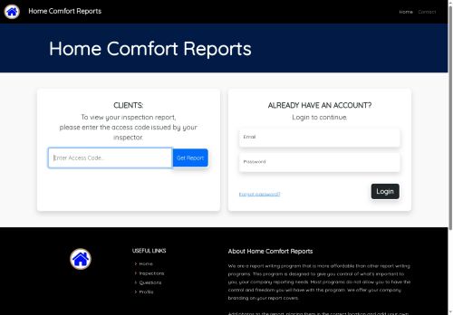 homecomfortreports.com capture - 2025-08-12 22:20:58