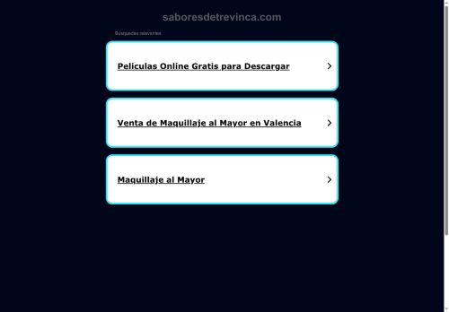 saboresdetrevinca.com capture - 2025-08-12 23:08:33