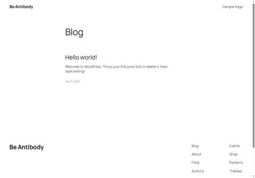 be-antibody.com capture - 2025-08-12 23:18:44