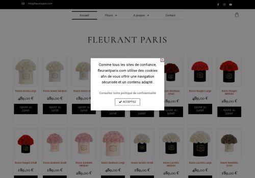 fleurantparis.com capture - 2025-08-13 07:50:54