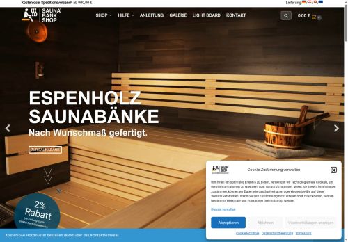 sauna-bench-shop.com capture - 2025-08-13 11:58:22