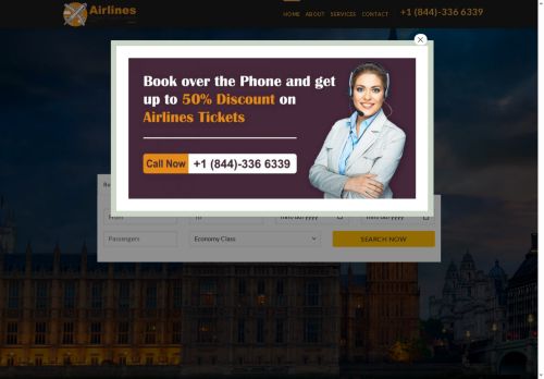 airlinesticketreservation.com capture - 2025-08-13 12:34:39