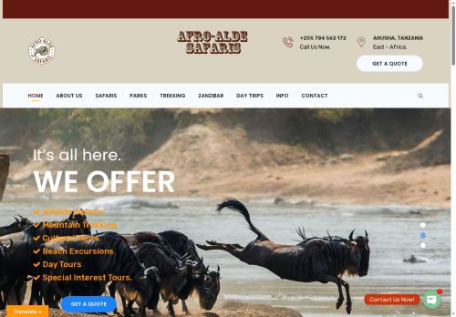 afro-aldesafaris.com capture - 2025-08-13 14:08:57