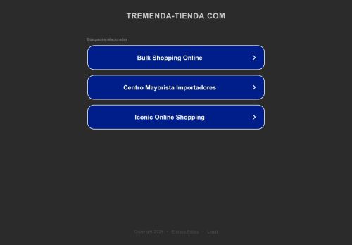 tremenda-tienda.com capture - 2025-08-13 16:23:19