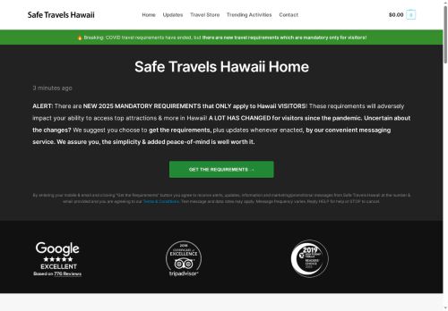 hisafetravels.com capture - 2025-08-13 18:53:32