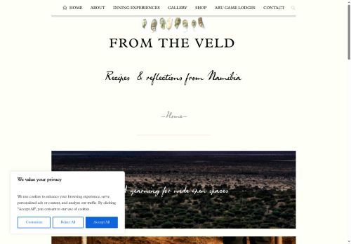 fromtheveld.com capture - 2025-08-13 21:19:52