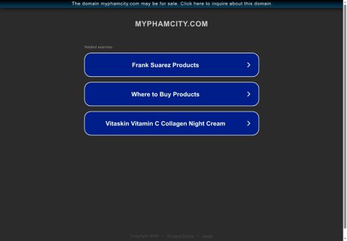 myphamcity.com capture - 2025-08-14 01:20:27