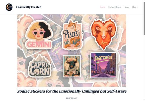 cosmicallycreated.com capture - 2025-08-14 02:51:17