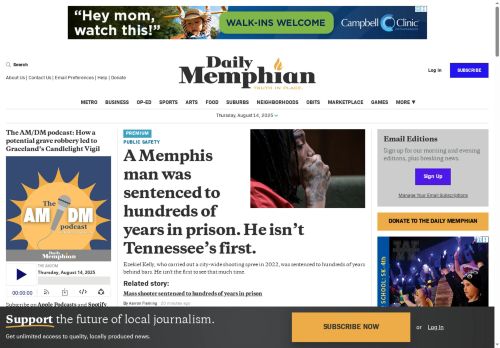 The Daily Memphian capture - 2025-08-14 09:18:19