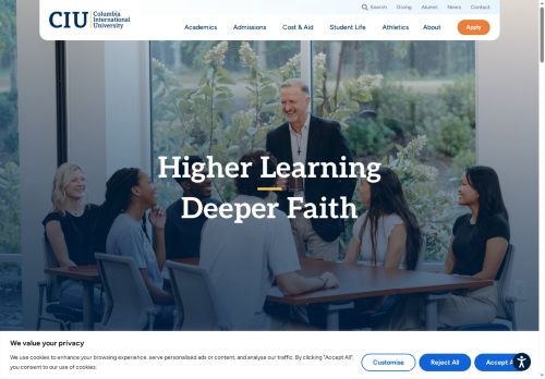 Columbia International University capture - 2025-08-14 09:22:23