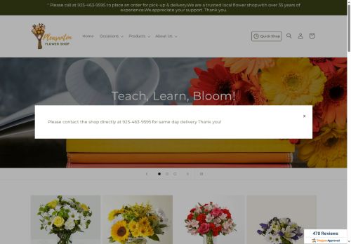 Pleasanton Flower Shop capture - 2025-08-14 11:26:14