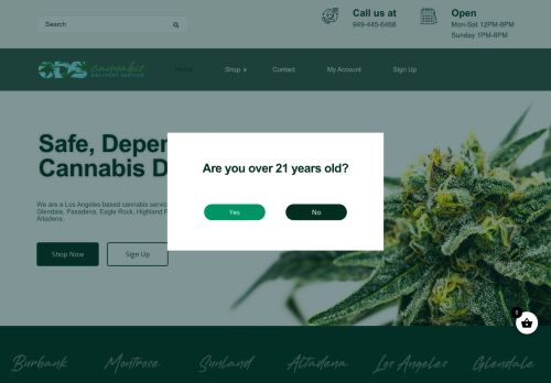 cannabisdeliverysilverlake.com capture - 2025-08-14 14:07:29