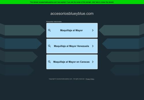 accesoriosblueyblue.com capture - 2025-08-14 20:56:53