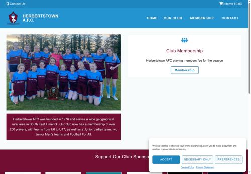 herbertstownafc.com capture - 2025-08-14 22:54:57