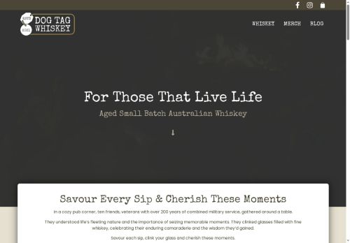 dogtagwhiskey.com capture - 2025-08-15 00:01:28