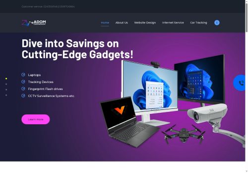 adomitechnologygh.com capture - 2025-08-15 00:59:52