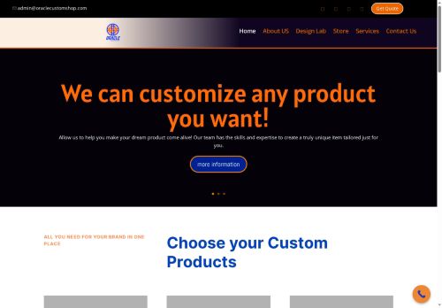 oraclecustomshop.com capture - 2025-08-15 01:19:31