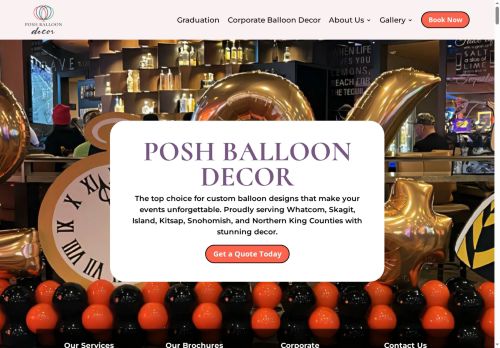 poshballoondecor.com capture - 2025-08-15 01:51:48