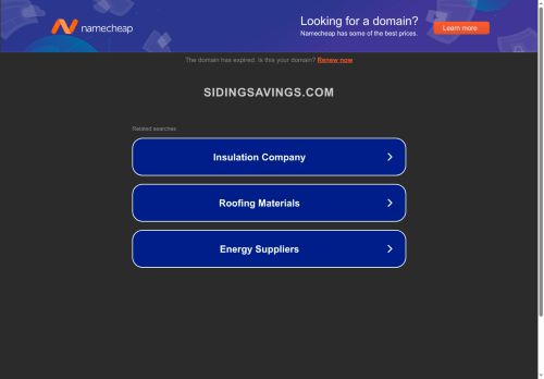 sidingsavings.com capture - 2025-08-15 02:32:09