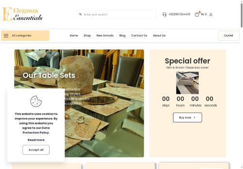 eleganzaessentials.com capture - 2025-08-15 03:22:11