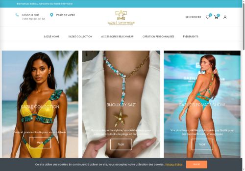 sazileswimwear.com capture - 2025-08-15 04:17:41