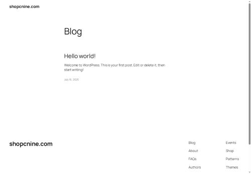 shopcnine.com capture - 2025-08-15 04:48:20