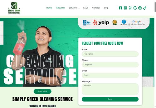 simplygreencleaningservice.com capture - 2025-08-15 14:17:53
