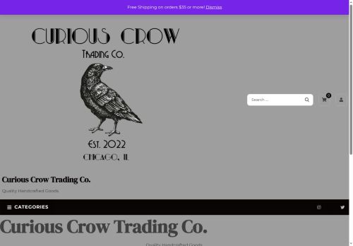 curiouscrowtradingco.com capture - 2025-08-15 15:20:59