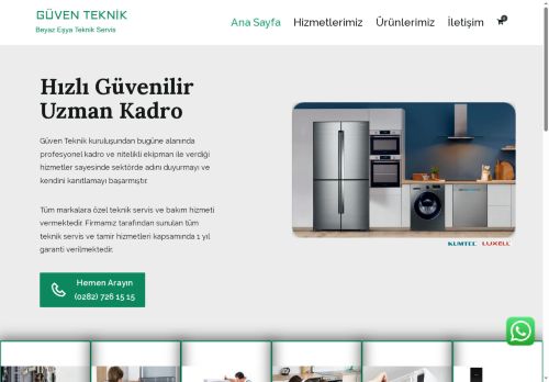 guventeknikcerkezkoy.com capture - 2025-08-15 15:24:21