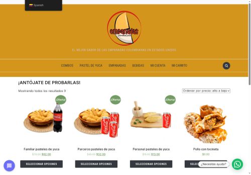 empanadascf.com capture - 2025-08-15 16:15:23