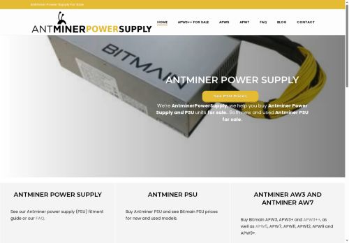 antminerpowersupply.com capture - 2025-08-15 17:18:30