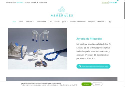 lacasadelosmineralescarmen.com capture - 2025-08-15 17:44:53