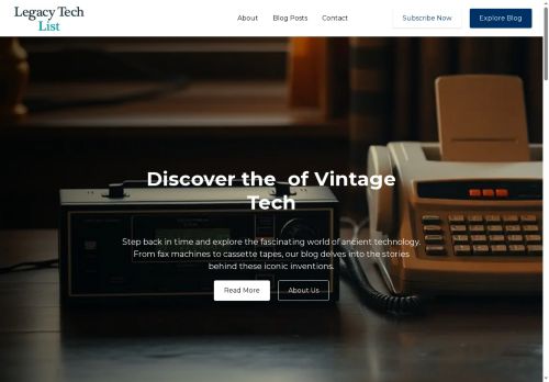 legacytechlist.com capture - 2025-08-15 19:25:57