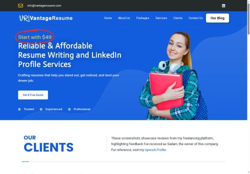 vantageresume.com capture - 2025-08-15 22:32:23