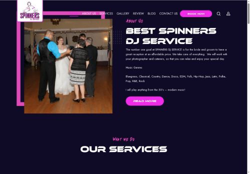 spinnersdjservices.com capture - 2025-08-15 23:09:13