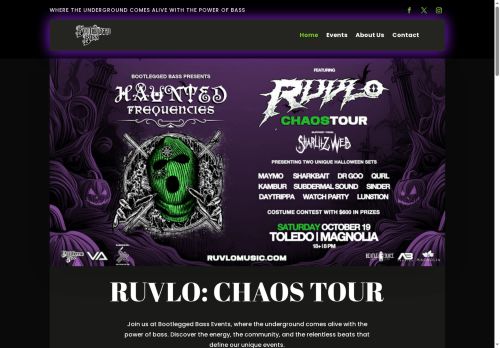 bootleggedbassevents.com capture - 2025-08-15 23:43:03