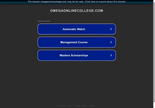 omegaonlinecollege.com capture - 2025-08-16 04:37:13