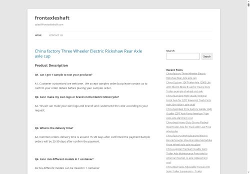 frontaxleshaft.com capture - 2025-08-16 09:12:49