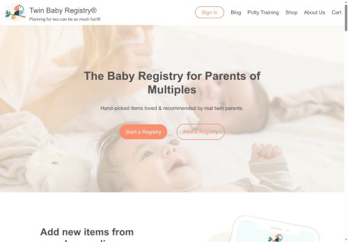 twinbabyregistry.com capture - 2025-08-16 11:16:07