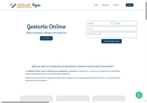 adelantepyme.com capture - 2025-08-16 12:34:23
