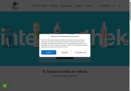 farmaciajordiberto.com capture - 2025-08-16 15:56:30
