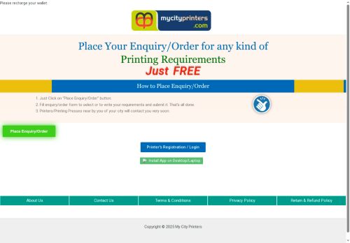 mycityprinters.com capture - 2025-08-16 17:01:06