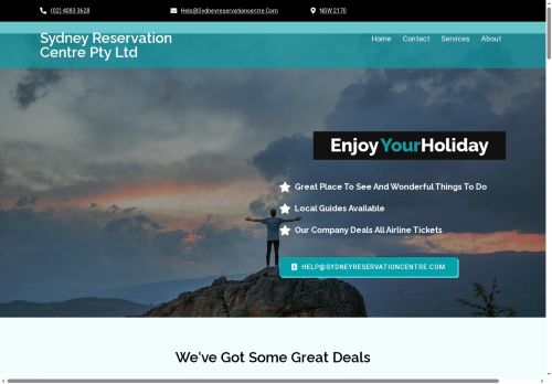 sydneyreservationcentre.com capture - 2025-08-16 19:25:30