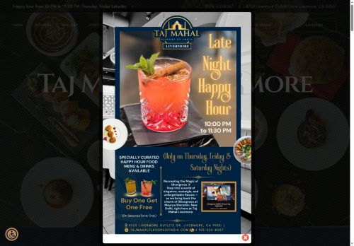 tajmahalflavorsofindia.com capture - 2025-08-17 01:53:05