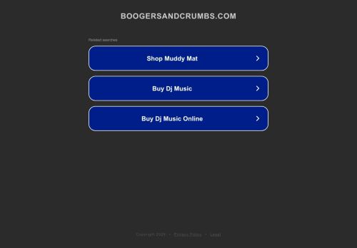 boogersandcrumbs.com capture - 2025-08-17 04:00:32