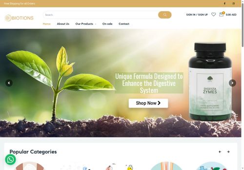 biotions-uae.com capture - 2025-08-17 04:21:48