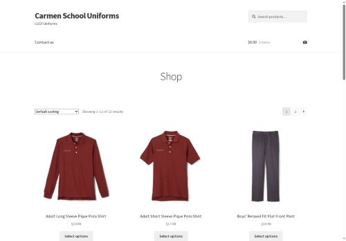 csstuniforms.com capture - 2025-08-17 07:57:54