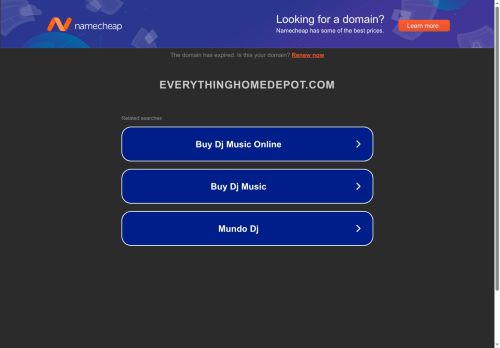 everythinghomedepot.com capture - 2025-08-17 07:59:41