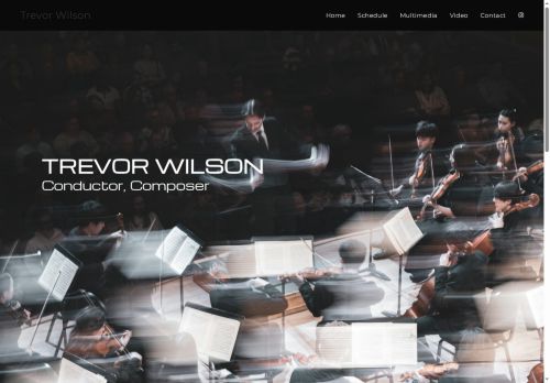 trevorwilsonconductor.com capture - 2025-08-17 10:03:55